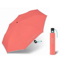 Ομπρέλα σπαστή αυτόματη ροζ με ρέλι United Colors Of Benetton Mini AC Folding Umbrella Siesta