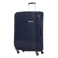 Large Soft Expandable Luggage 4 Wheels Samsonite Base Boost  Spinner 78 / 29 cm Navy Blue
