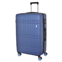 Large Hard Expandable Luggage With 4 Wheels  Dielle 130 70cm Blue