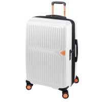 Large Expandable Hard Luggage With 4 Wheels Dielle 140 4W 70cm White