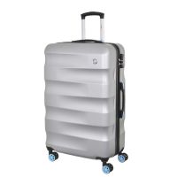 Large Hard Luggage With 4 Wheels  Dielle 150 70cm Silver