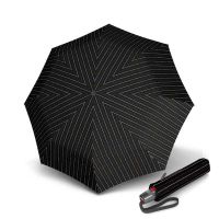 Automatic Open - Close Folding Umbrella Knirps T.200 Duomatic Medium Baker Street Tabacco