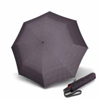 Automatic Open - Close Folding Umbrella Knirps T.200 Ecorepel Duomatic Medium Focus Black