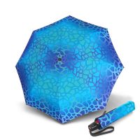 Ομπρέλα σπαστή αντηλιακή με αυτόματο άνοιγμα - κλείσιμο Knirps T.200 Folding Umbrella Duomatic UV Protection Heal Blue