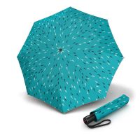 Automatic Open - Close Folding Umbrella Knirps A.200 Duomatic Medium Enjoy Mint