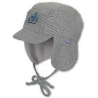 Winter Cap With Ear Flaps Sterntaler Grey