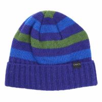 Winter Wool Beanie With Stripes Chaos Winston Jr Royal Blue