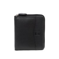 Men's Leather Vertical  Wallet  LaVor 3306 Black