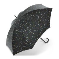 Long Automatic Umbrella United Colors of Benetton Dots Black