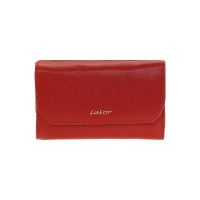 Women's  Horizontal Leather Wallet LaVor Red 6023