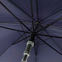 Ομπρέλα ανδρική αυτόματη μεγάλη με ξύλινη λαβή μπλε Guy Laroche