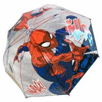 Kids Manual Transparent Umbrella Marvel Spiderman