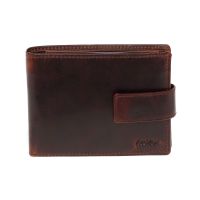 Men's Leather Horizontal  Wallet  LaVor 6136 Brown
