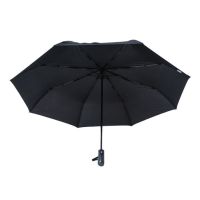 Ομπρέλα συνοδείας σπαστή μαύρη αυτόματο άνοιγμα - κλείσιμο Ferré‎ Big Folding Umbrella Black