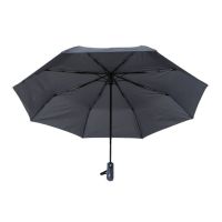 Ομπρέλα συνοδείας σπαστή γκρι αυτόματο άνοιγμα - κλείσιμο Ferré‎ Big Folding Umbrella Grey