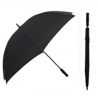 Long Automatic Escort Umbrella Blue Drop Black