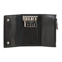 Κλειδοθήκη δερμάτινη μαύρη Marta Ponti Tagus Black