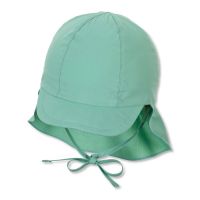 Καπέλο τζόκεϊ καλοκαιρινό ανοιχτό πράσινο βαμβακερό με μπαντάνα και αντηλιακή προστασία Sterntaler