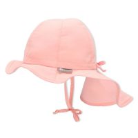 Καπέλο καλοκαιρινό βαμβακερό σομόν με αντηλιακή προστασία Sterntaler Flapper Hat