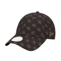 Καπέλο τζόκεϊ μαύρο New York Yankees New Era Women's Monogram 9Forty Cap Black