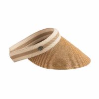 Women' Straw Visor Hat Beige