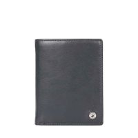 Men's Leather Vertical Wallet Beverly Hills Polo Club Black BH-936