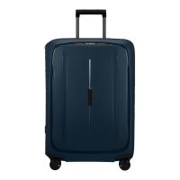 Βαλίτσα σκληρή μπλε με 4 ρόδες μεσαία Samsonite Essens Spinner 69 Midnight Blue