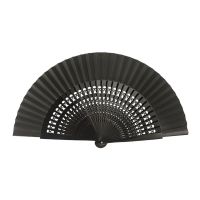 Wooden Perforated Fan Joseblay Black