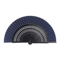 Wooden Perforated Fan Joseblay Blue