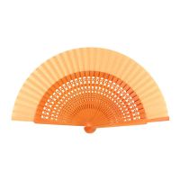Wooden Perforated Fan Joseblay Orange