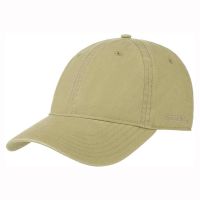 Καπέλο τζόκεϊ καλοκαιρινό βαμβακερό χακί Stetson Delave Organic Cotton Baseball Hat Khaki