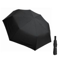 Ομπρέλα ανδρική σπαστή χειροκίνητη συνοδείας μαύρη Guy Laroche Escort Folding Manual Umbrella Black