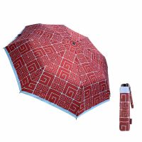 Ομπρέλα γυναικεία σπαστή βυσσινί Guy Laroche Folding Umbrella New Logo Bordeaux