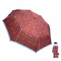 Ομπρέλα γυναικεία μίνι σπαστή βυσσινί Guy Laroche Mini Folding Umbrella New Logo Bordeaux