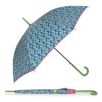Women's Long Automatic Stick Umbrella Gotta Floral Blue