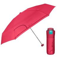 Manual Mini Folding Umbrella Perletti Time Cherry Red