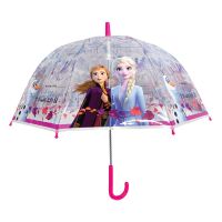 Kids Manual Stick Transparent Umbrella Disney Frozen II Pink