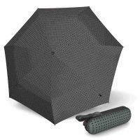Manual Super Mini Folding Umbrella Knirps X1 2Cross Ecorepel Stone