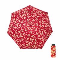 Mini Folding Manual Umbrella Pierre Cardin Floral Red