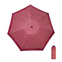 Ομπρέλα γυναικεία mini σπαστή χειροκίνητη κόκκινη Pierre Cardin Mini Folding Manual Umbrella Zic Zac Red