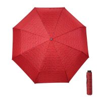 Manual Folding Umbrella Pierre Cardin Logo Red