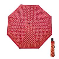 Ομπρέλα γυναικεία σπαστή αυτόματο άνοιγμα - κλείσιμο κόκκινη Pierre Cardin Automatic Open - Close Folding Umbrella Braid Red