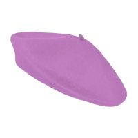 Winter Wool Beret Lilac