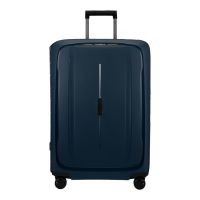 Βαλίτσα σκληρή μπλε με 4 ρόδες μεγάλη Samsonite Essens Spinner 75 Midnight Blue