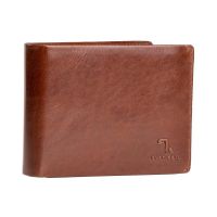 Πορτοφόλι δερμάτινο ταμπά 7.Dots Mercury Leather Wallet Cognac