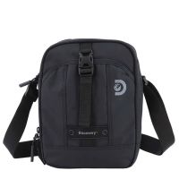 Τσαντάκι ώμου ανδρικό μαύρο Discovery Shield Tablet Utility Bag Black