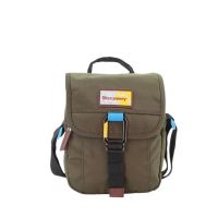 Τσαντάκι ώμου ανδρικό χακί Discovery Icon Utility Bag With Flap D00711.11 Khaki