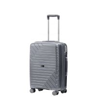 Medium Hard Luggage 4 Wheels Nautica 2918 Grey
