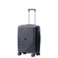 Medium Hard Luggage 4 Wheels Nautica 2921 Black