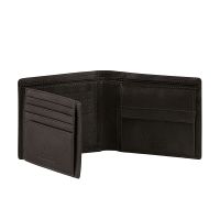 Πορτοφόλι δερμάτινο οριζόντιο μαύρο Camel Active Dust Wallet Black